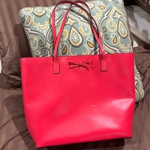 Kate Spade Sawyer Street Geranium Leather Tori Tote